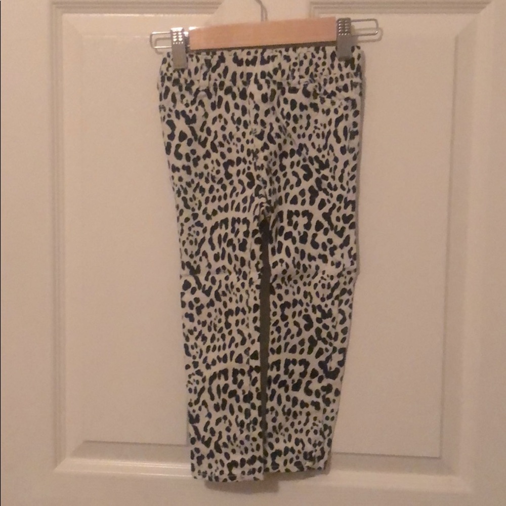 New leopard print jeans